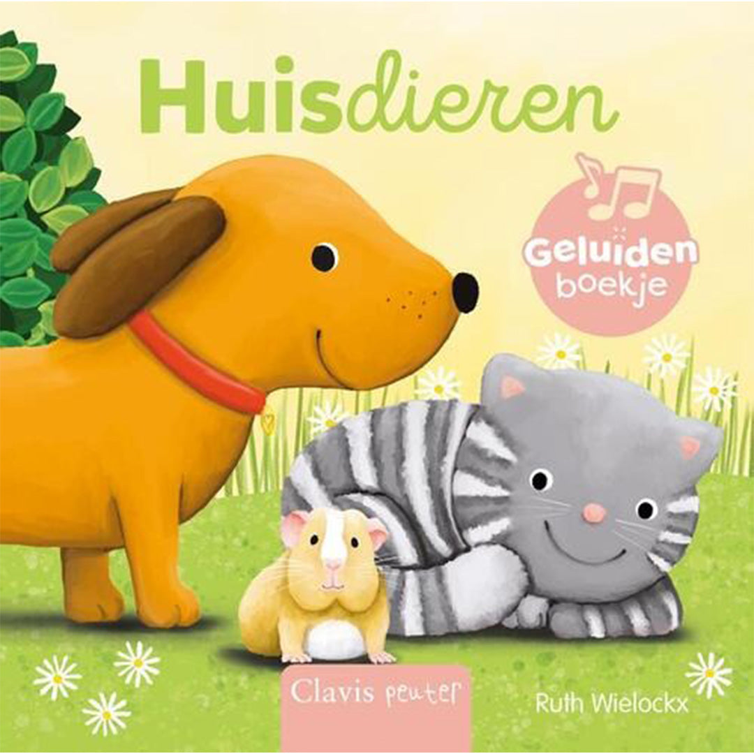 uitgeverij clavis geluidenboek huisdieren