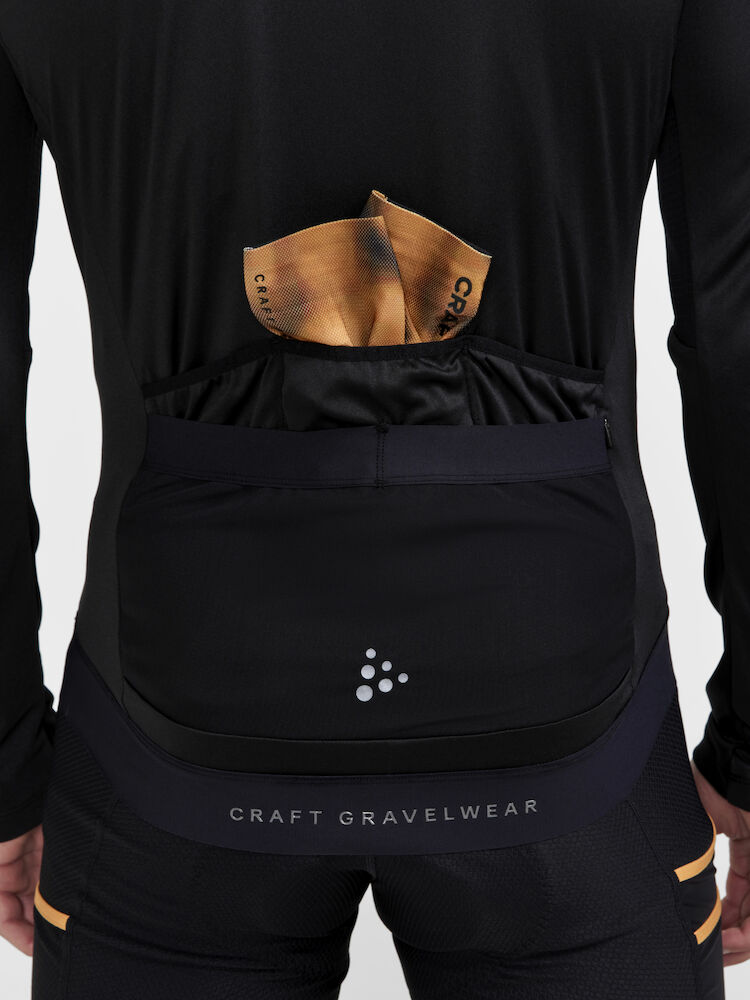 Craft Pro Gravel Cykeltrøje Sort