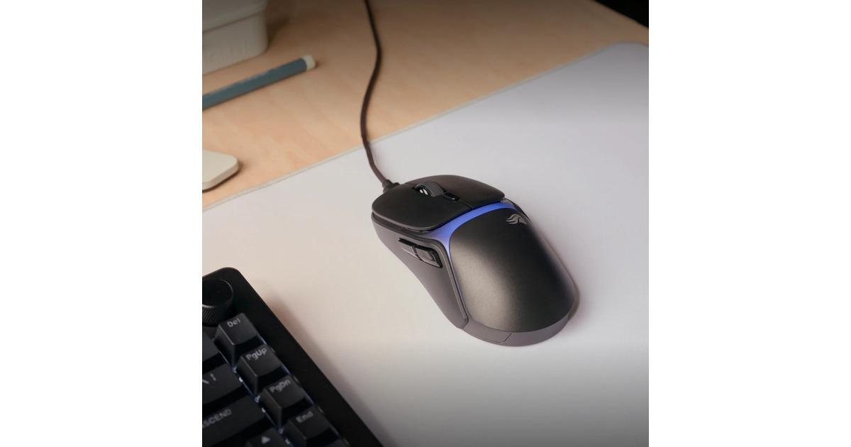 GloriousModel O 3 Wired gaming muis  (Zwart (mat), Tot 30.000 dpi, RGB)
