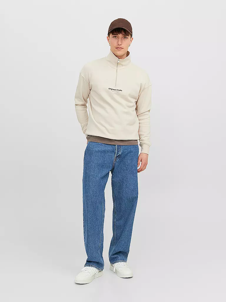 JACK & JONES Jeans Baggy Fit JJIALEX JJORIGINAL blau