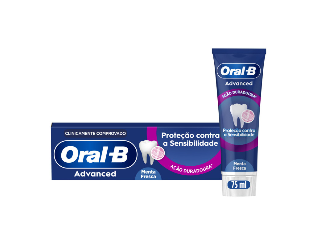 PASTA DENTIFRICA ORAL-B ADVANCED SENE MENTA 75ML