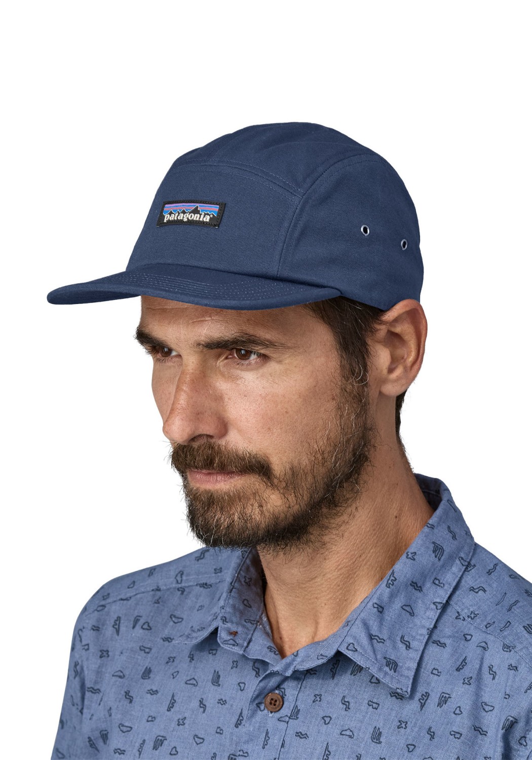 Patagonia Cap P-6 Label Maclure Hat New Navy