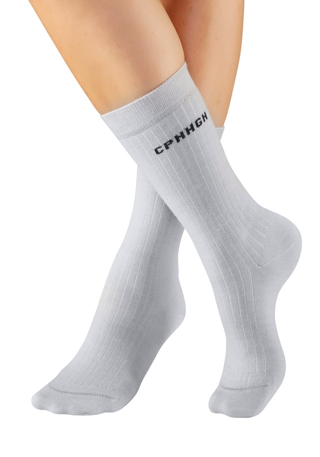 Copenhagen Studios Basicsocken Packung, 2 Paar tlg. gerippt, mit wärmender Wolle