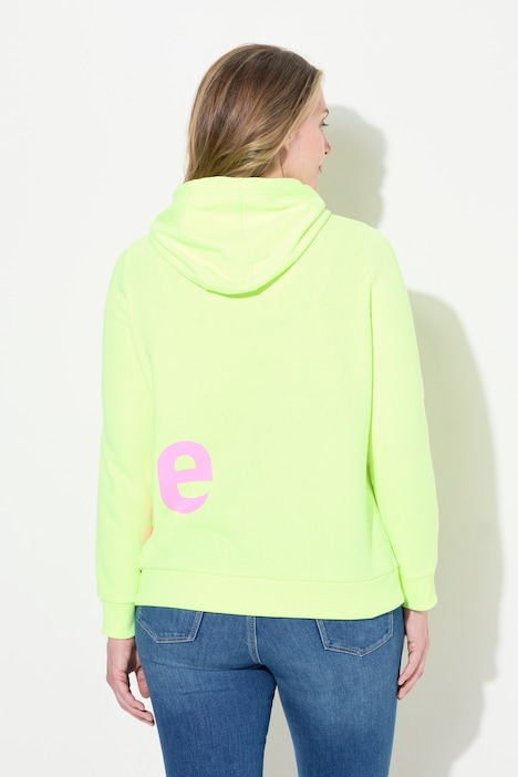 Hoodie, Wording Print, Kapuze, Langarm, OEKO-TEX