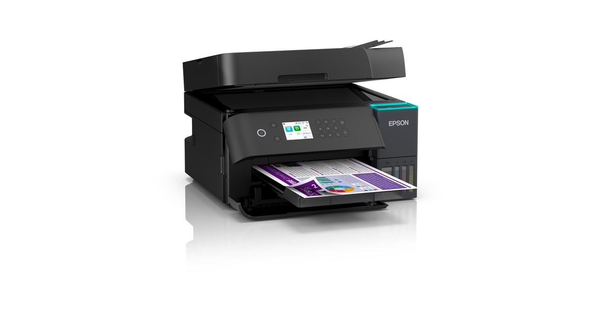 EpsonEcoTank ET-3950 all-in-one inkjetprinter  (Zwart, Scannen, Kopiëren, wifi, inclusief tot 3 jaar inkt)