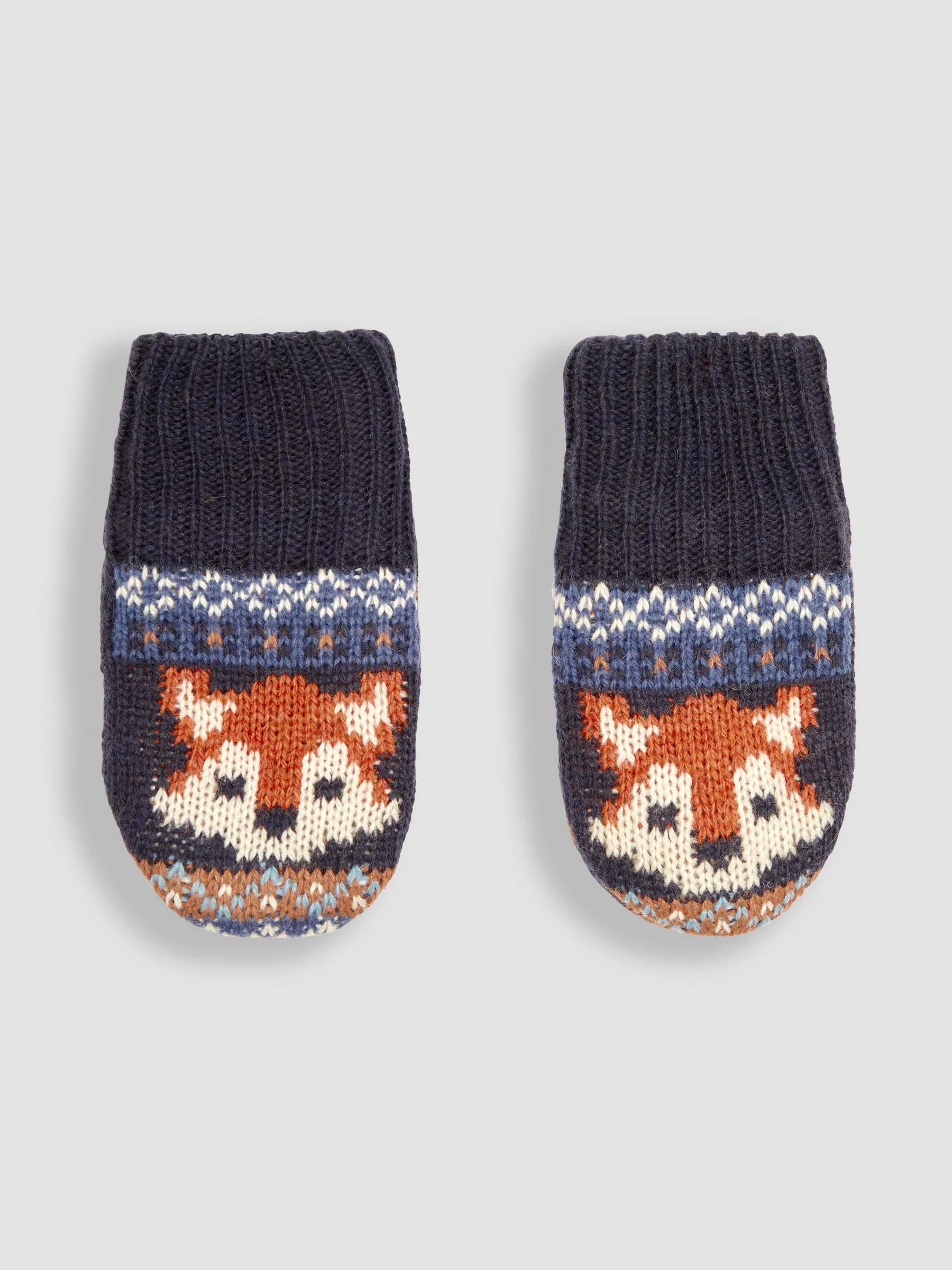 JoJo Maman Bébé Fair Isle Pattern Mittens