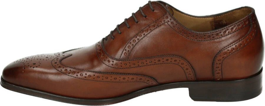 Van Bommel RAFFA~04.00~~~~~~~~~~~~~~~~~~~ Nette herenschoenenHeren veterschoen Cognac