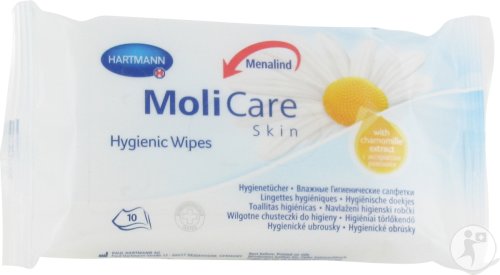 Molicare Skin Lingettes Hygiéniques 10 Lingettes