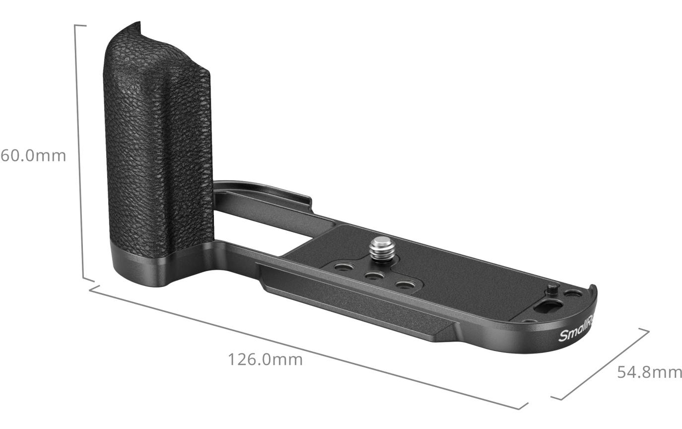 L-Winkel Silikonhandgriff FUJIFILM X-T50 - SchwarzVerbessert die Handhabung und bietet Anschlussmöglichkeiten
