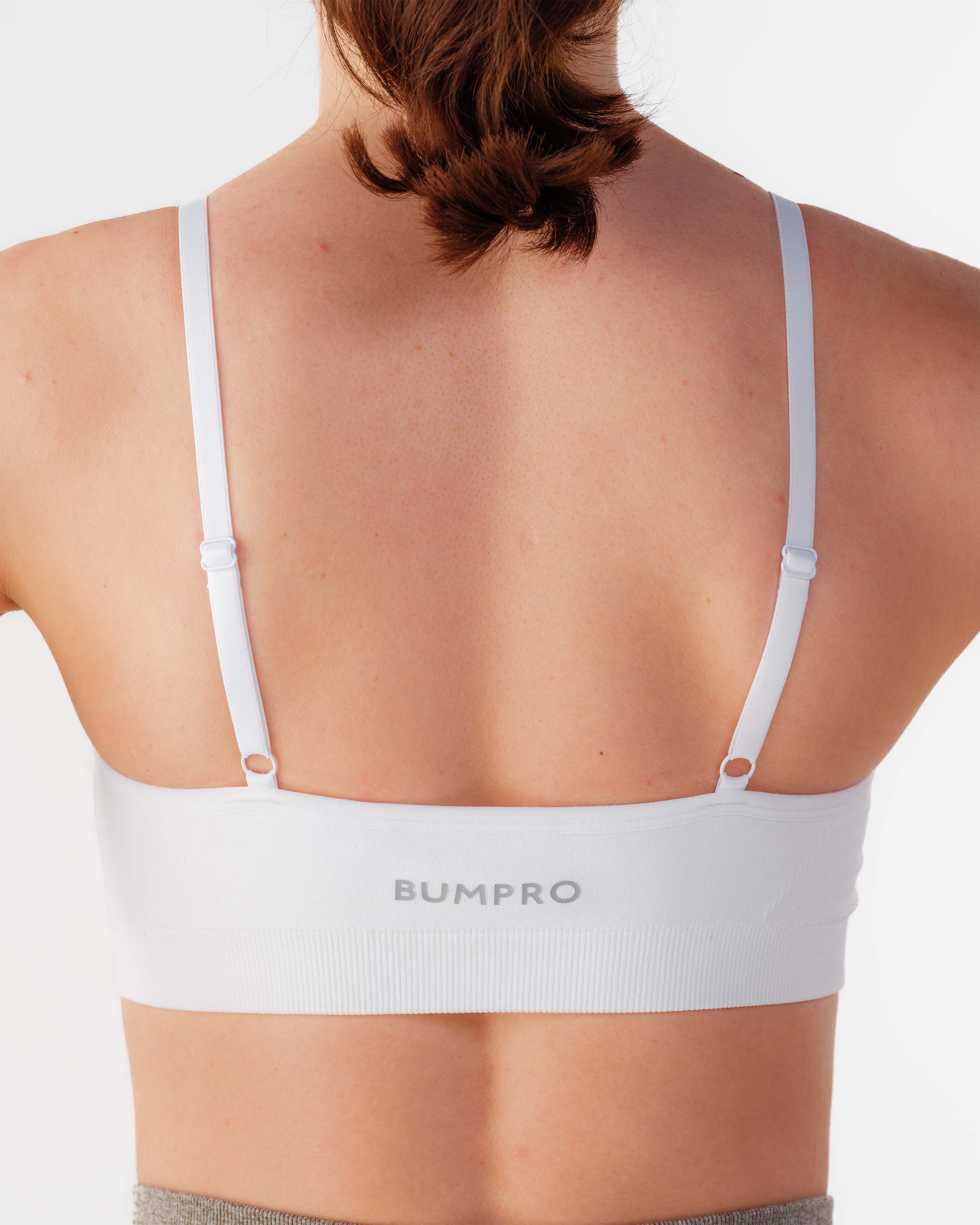 Bumpro SETT Beam Logo Tights Solid Grey &amp; Power Up! Bra White Brilliant
