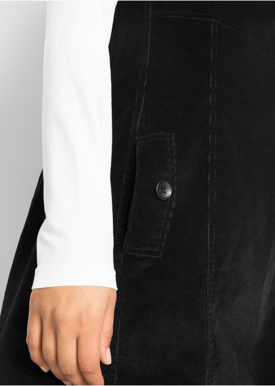 Robe en velours côtelé