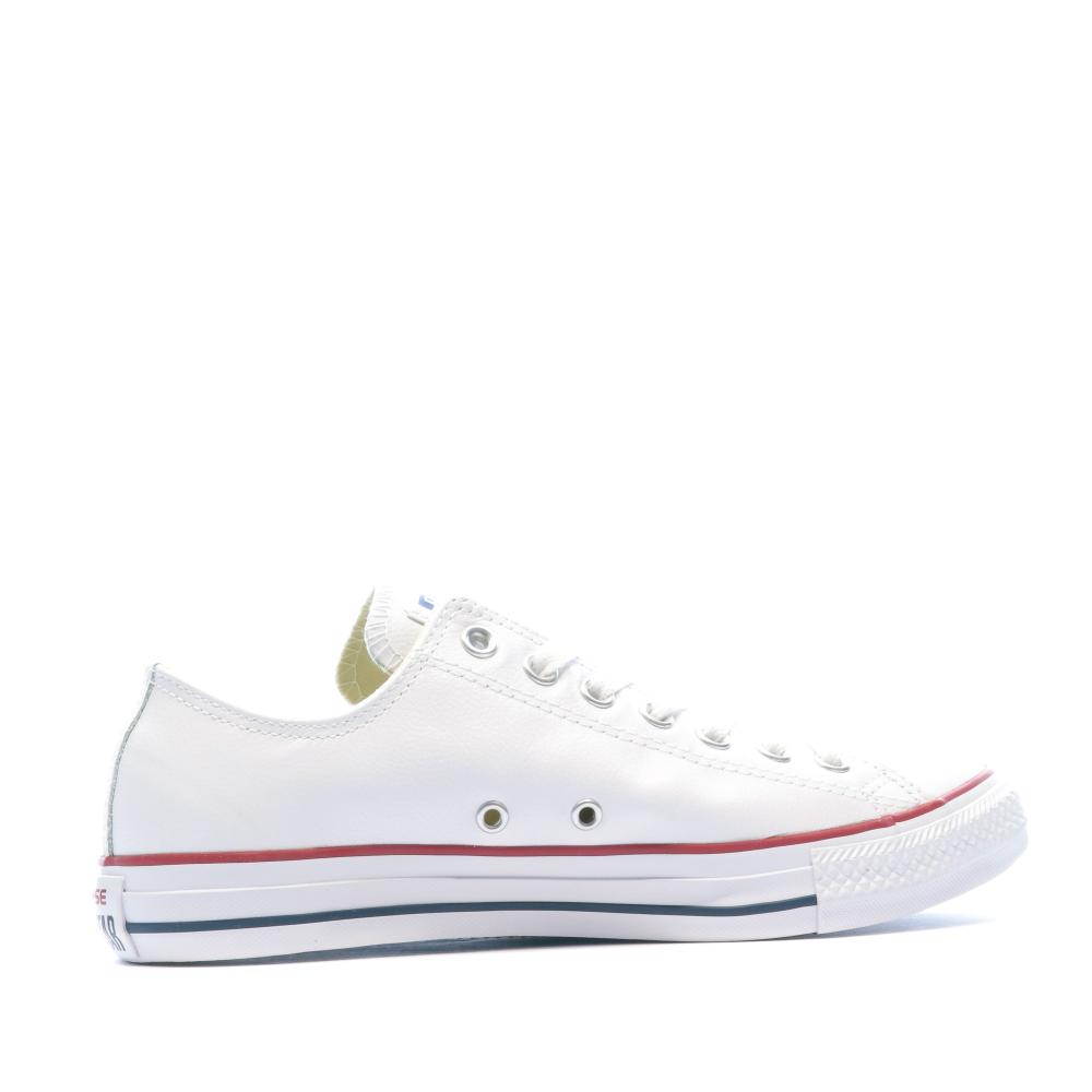 Converse All Star Baskets cuir blanc homme/femme Converse