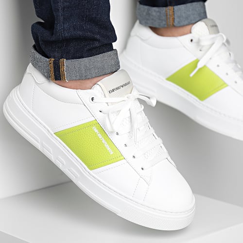 Baskets X4X570-XN840 White Verde Acido