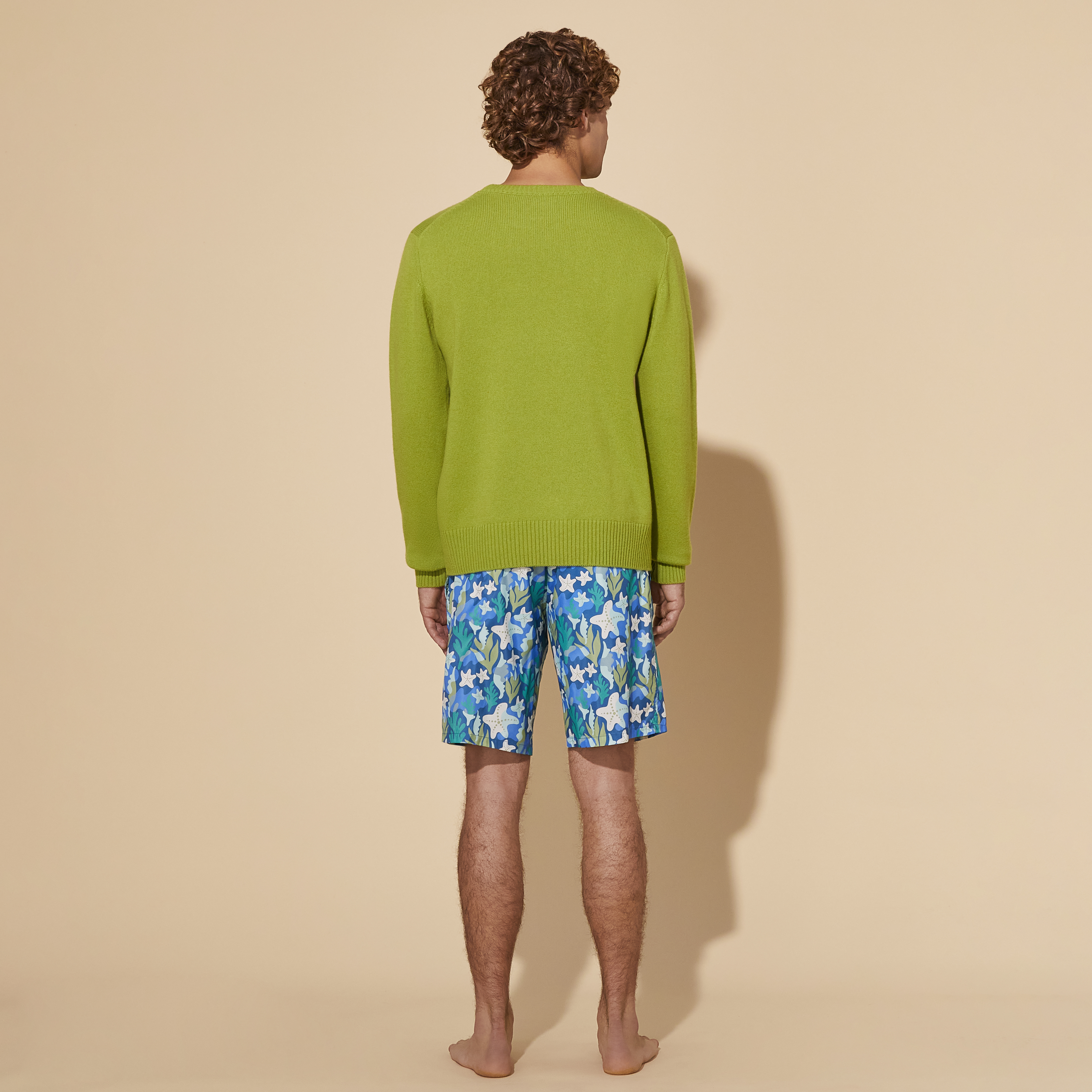 Pullover en Laine et Cachemire Ras-du-cou Homme Tortue