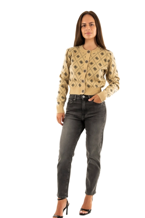 Sweat guess jeans sarah fn3n travertine sand blac