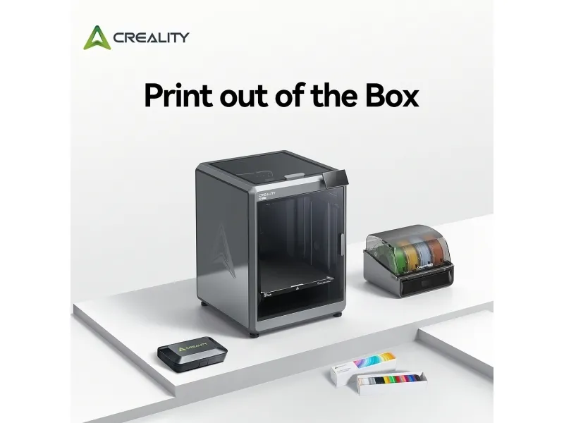 Creality 3D K2 Plus Combo, Fused Deposition Modeling (FDM), Wi-Fi, Ethernet LAN, USB-port, Visningsvindue