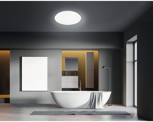 LED plafondlamp IP44 12W 1200 lm 2700/4000 K Ø 28 cm Cool&Cosy wit + sterrendecor