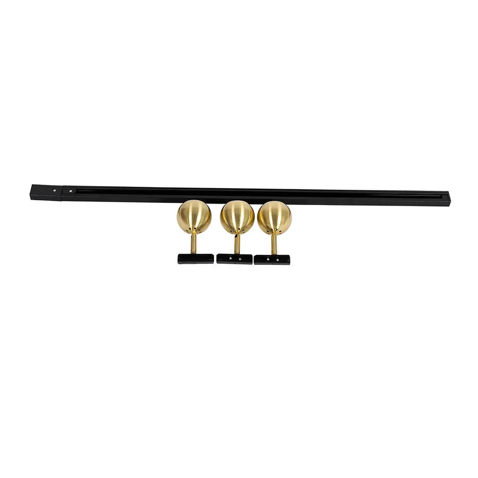Qazqa opbouwspots iconic gissi goudkleurig gu10