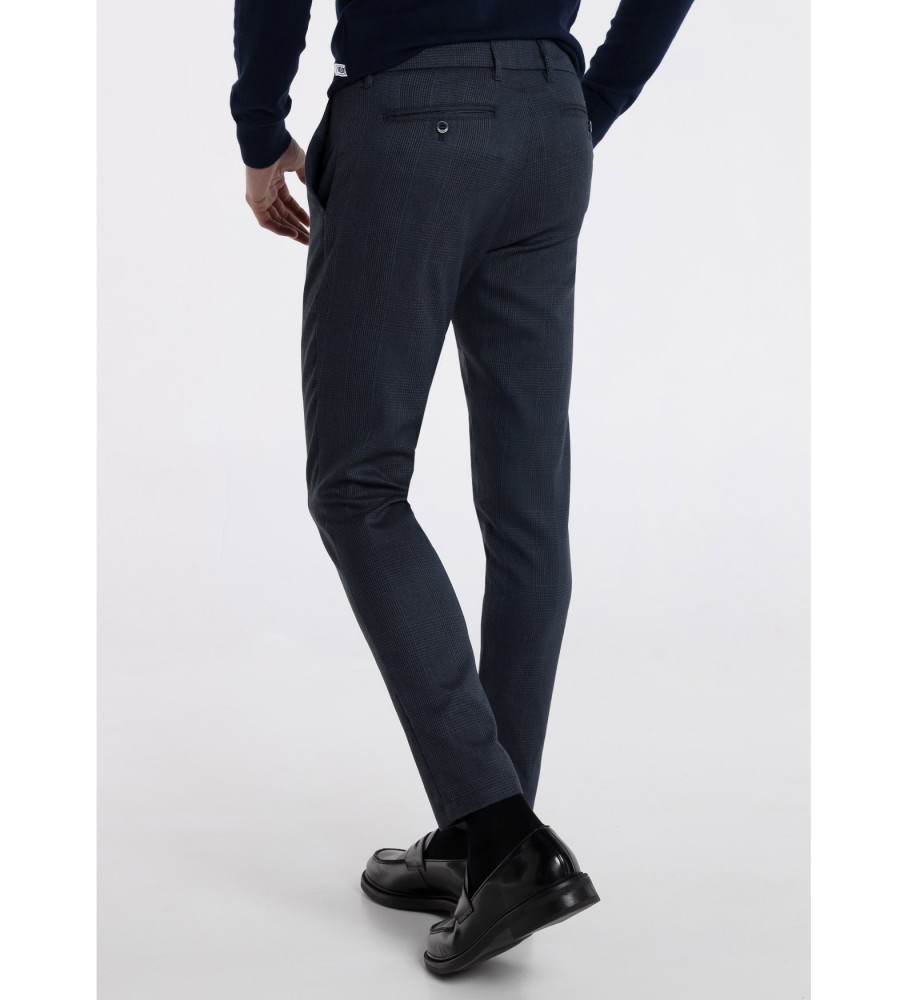 Calças chino Bendorff com estampa xadrez