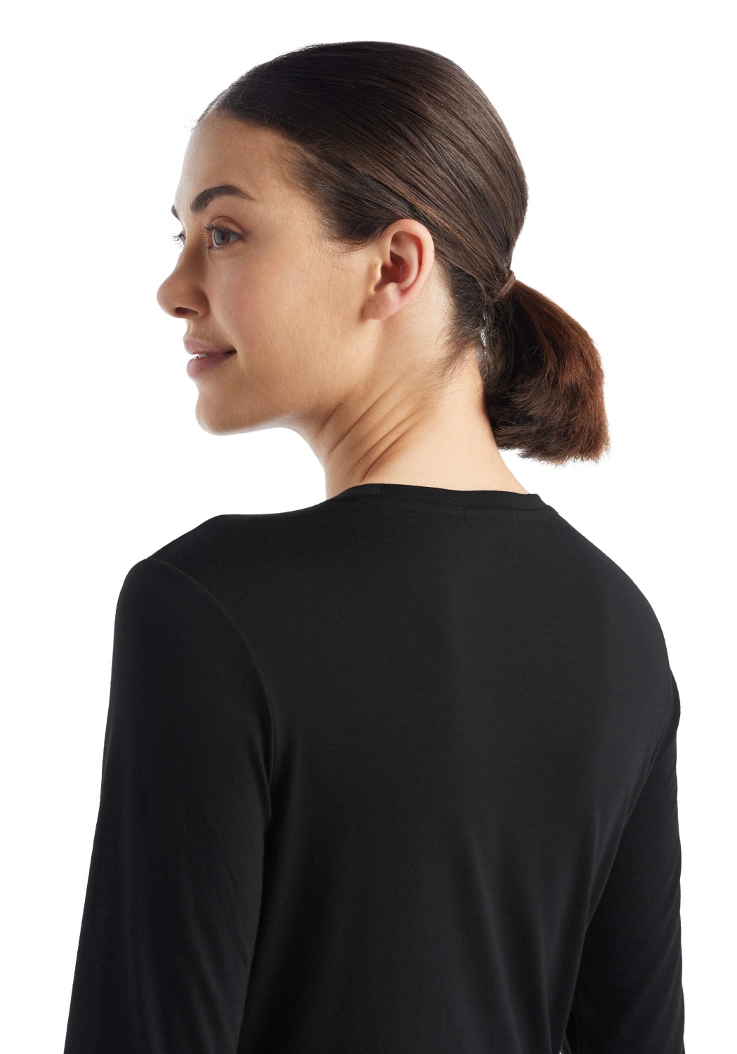 Icebreaker Damen-Langarmshirt Sphere II LS Tee Black