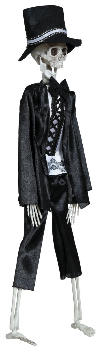 Halloween Pop Skelet Met Pak 40cm