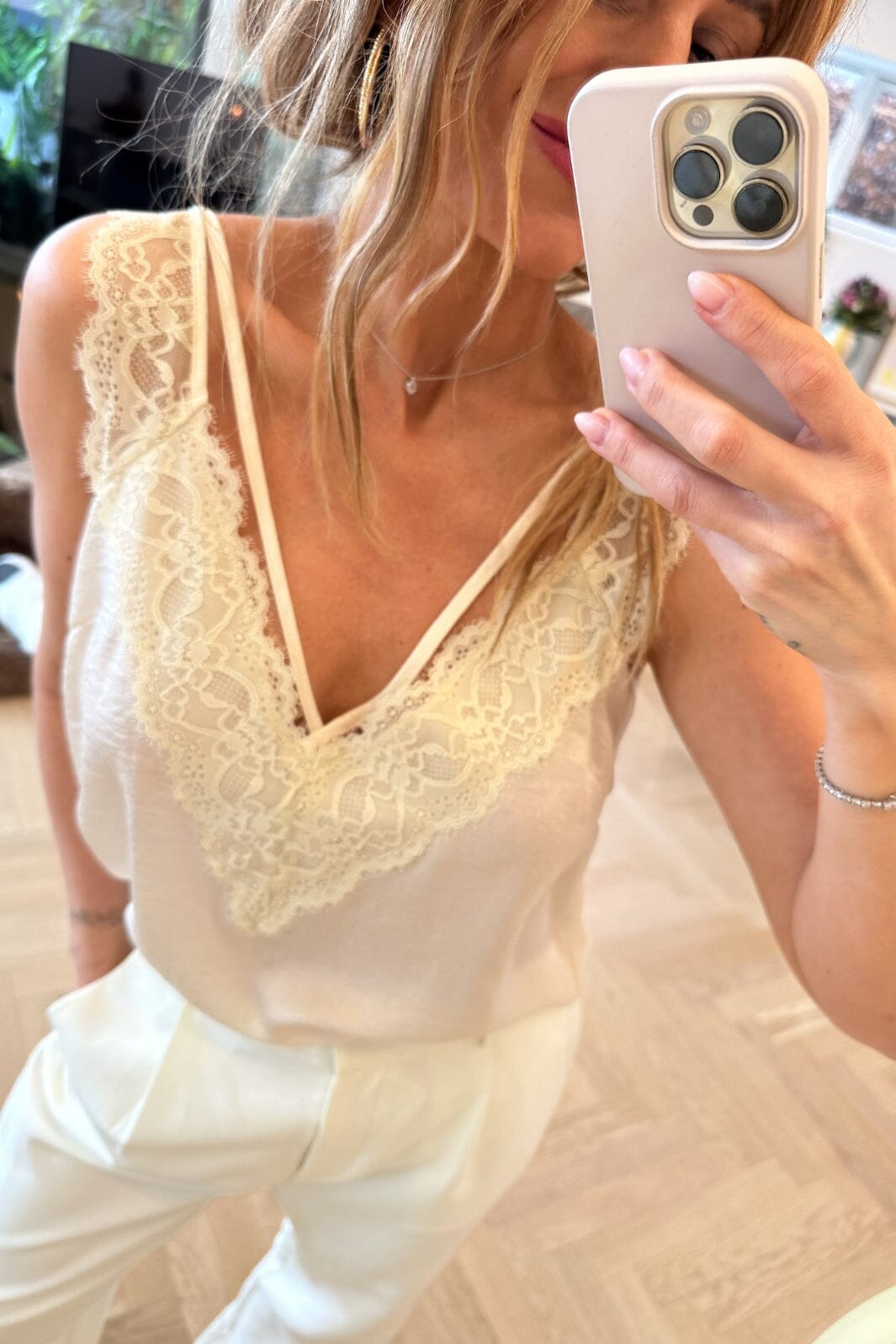 Valentin Studio String Top creme