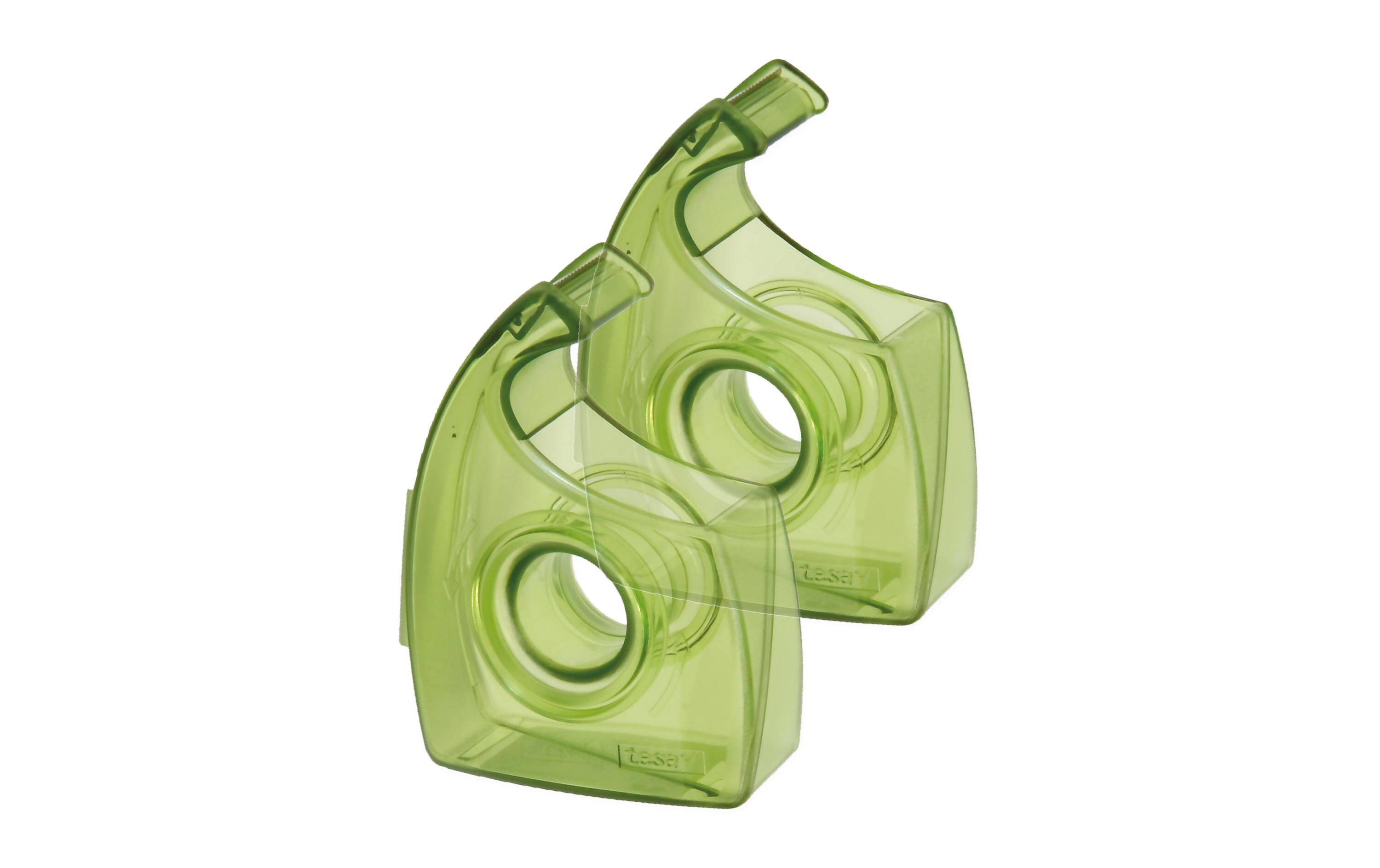 Handabroller Easy Cut ecoLogo grün-transparentUmweltbewuster Handabroller