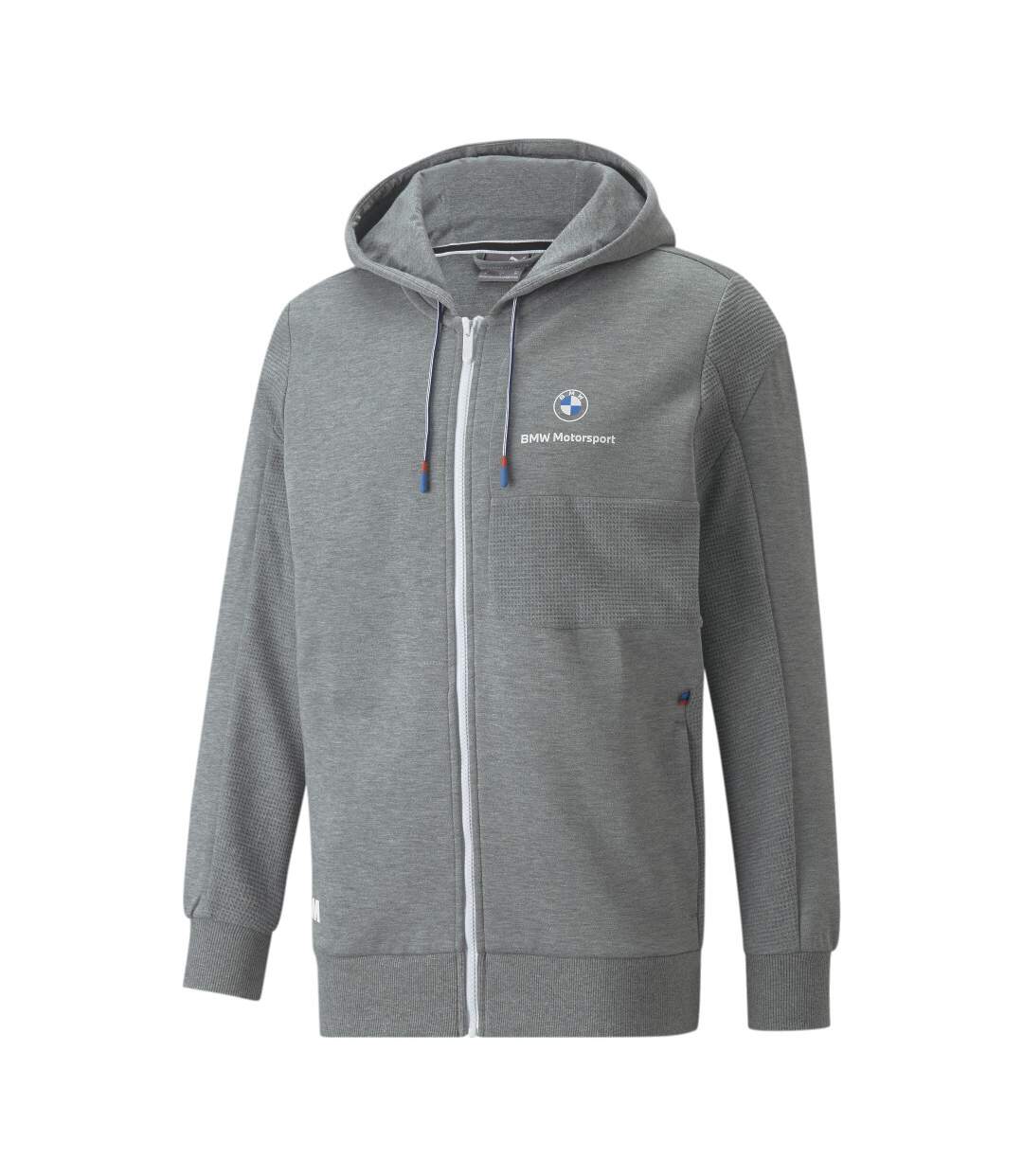 Sweat Zippé Gris Homme Puma Bmw Mms 533370