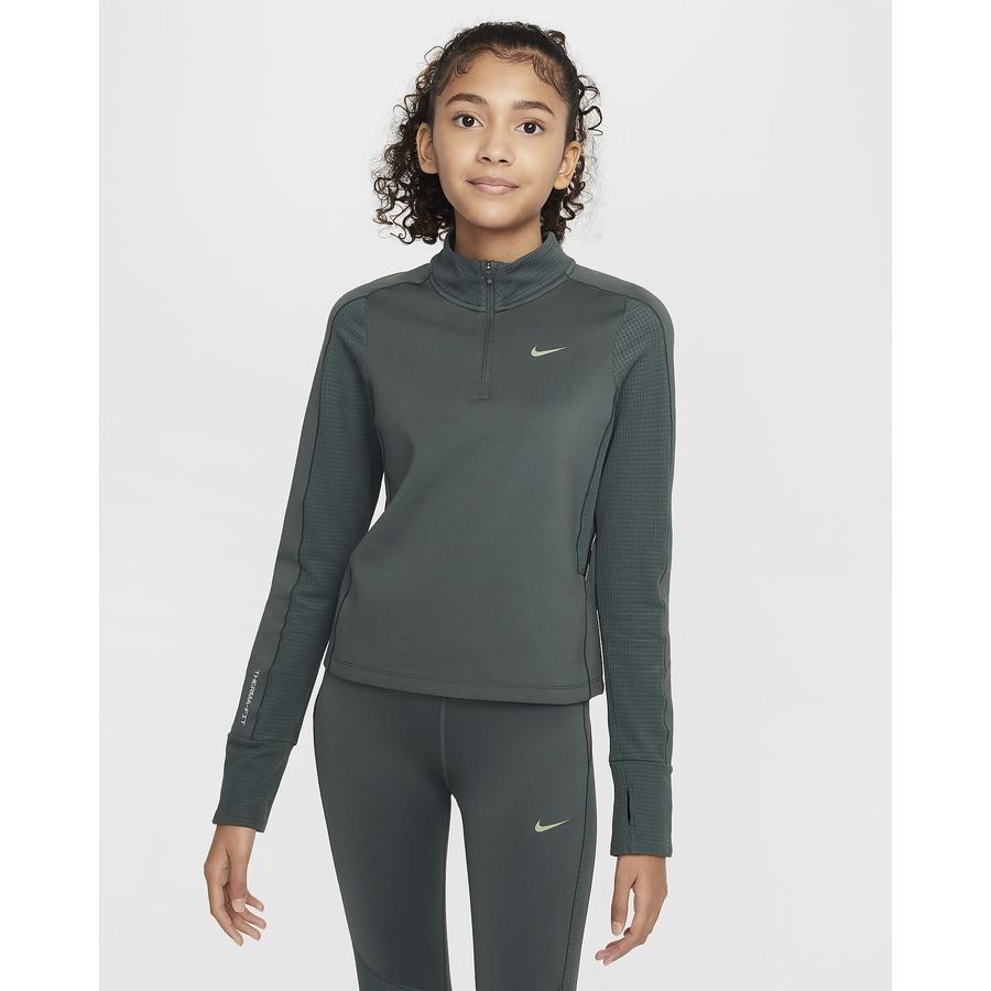 Nike Pro Maillot d'Entraînement Therma-FIT - Vert Enfant