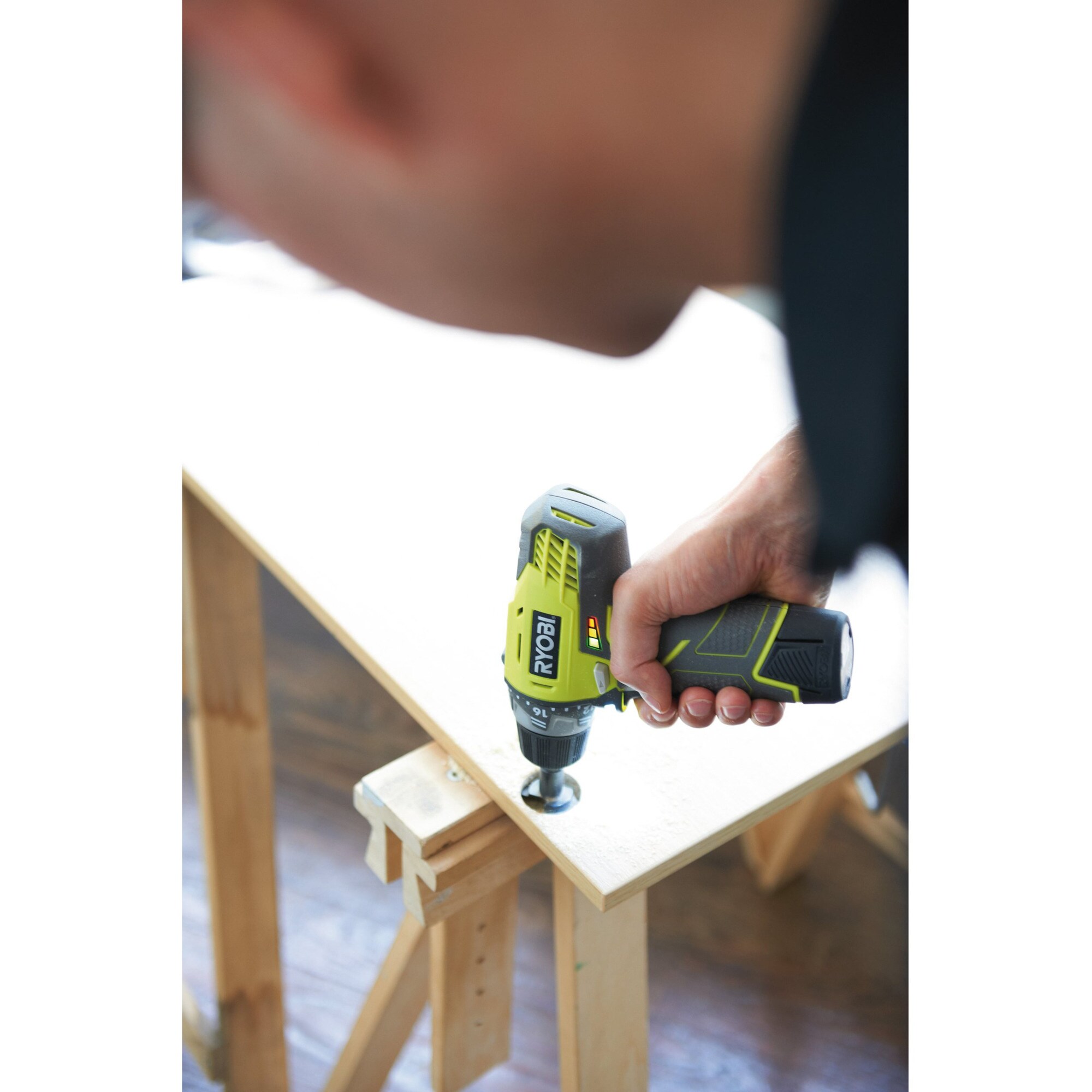 Ryobi Bohrschrauber Akku-Kompaktschrauber R12DD-220S, 12Volt