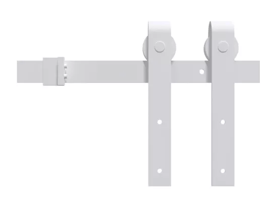 Porte coulissante et kit de quincaillerie 70x210 cm pin massif