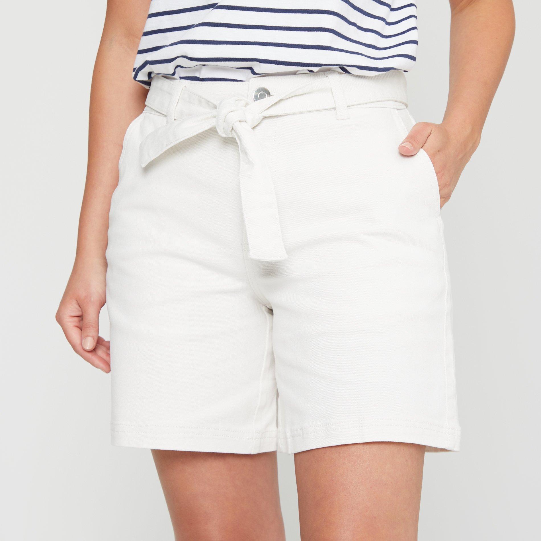 Be You BeYou Denim Belted Shorts Womens