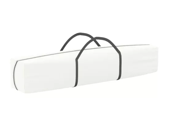 Tente de réception pliable Blanc 3x3 m