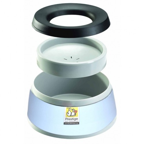 Garrafa de água anti-gotejamento para cães e gatos, azul