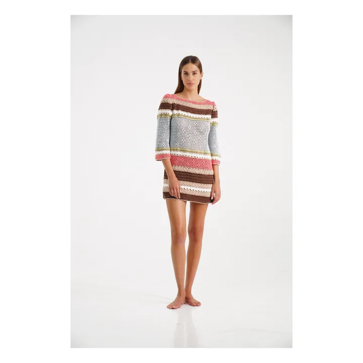 She Made Me Robe Jaya Crochet | Bleu
