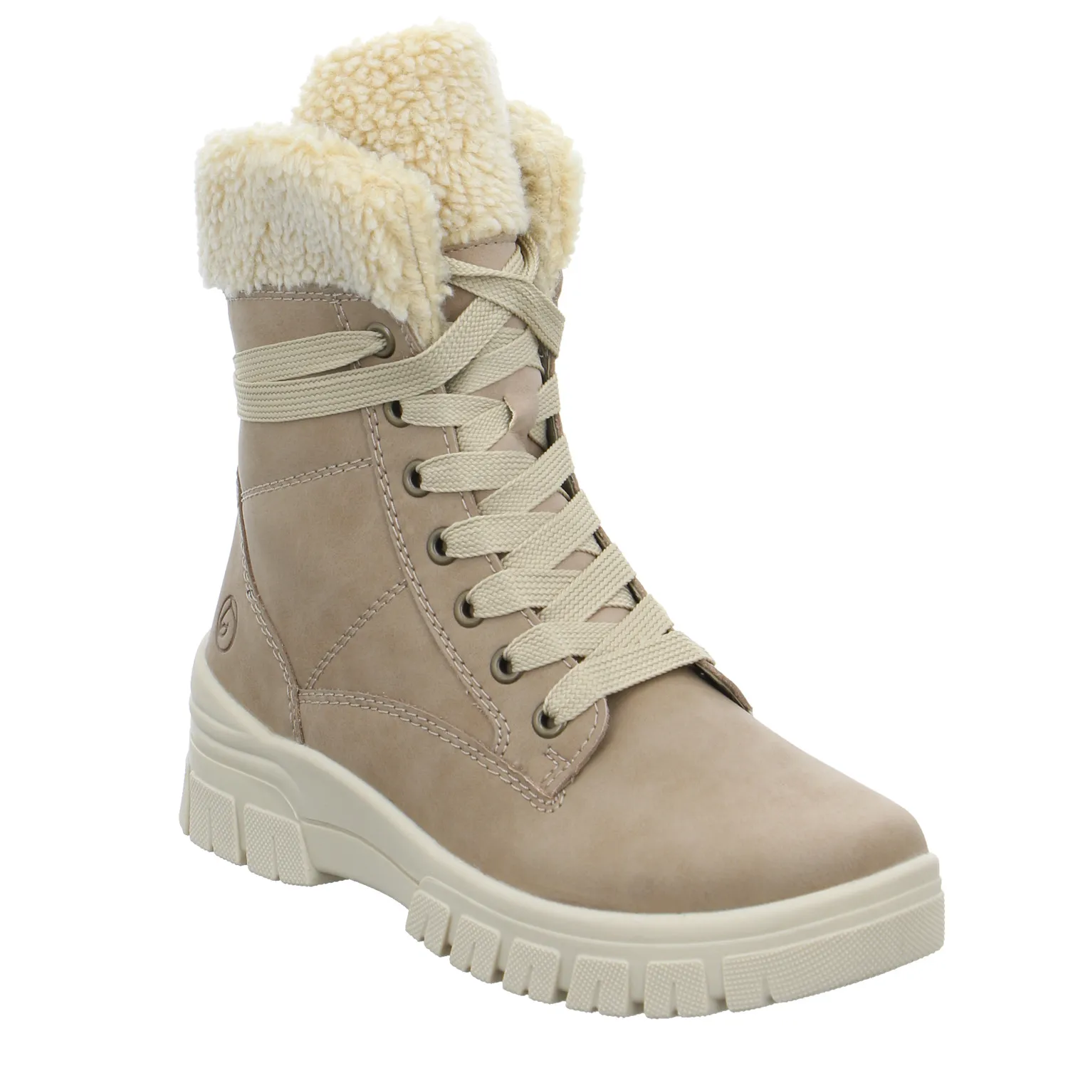 REMONTE Boot Taupe Leder
