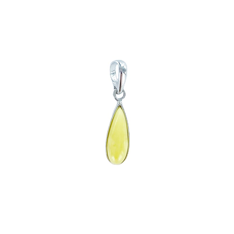 Pendentif argent Ambre de la mer Baltique