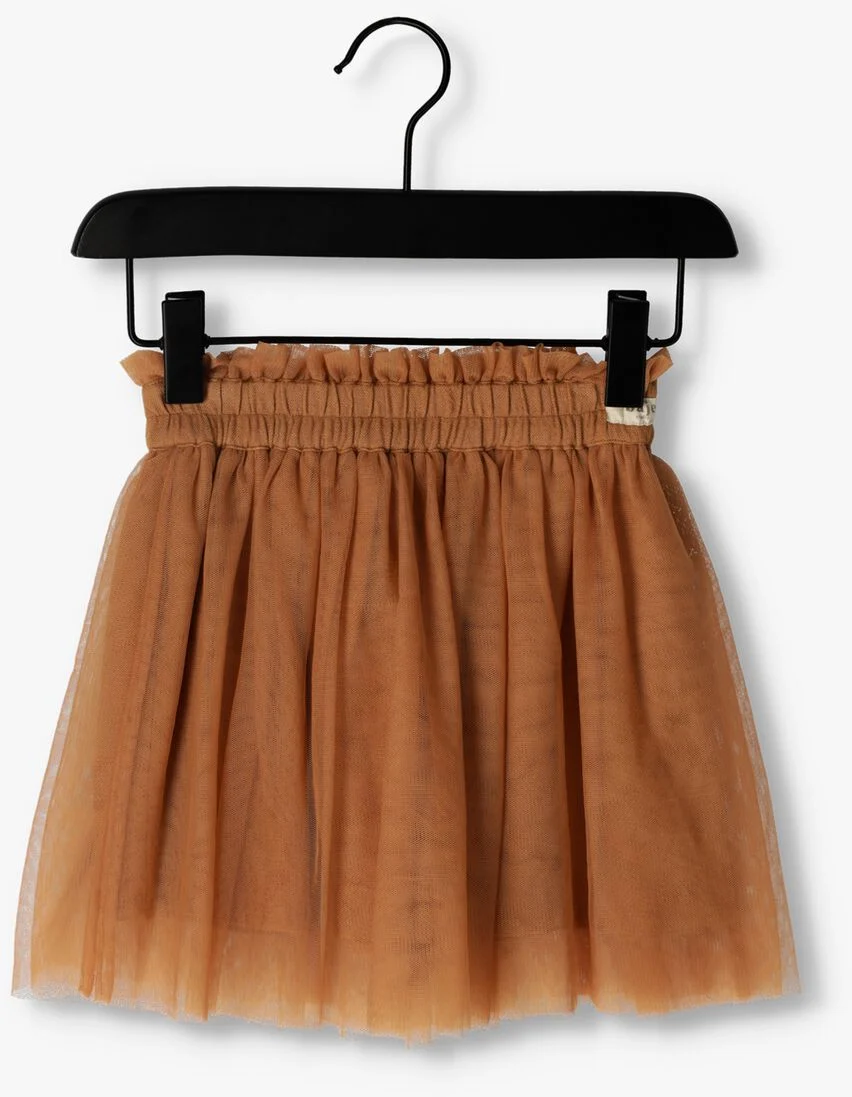BAJE STUDIO camel baje studio minirok tule skirt