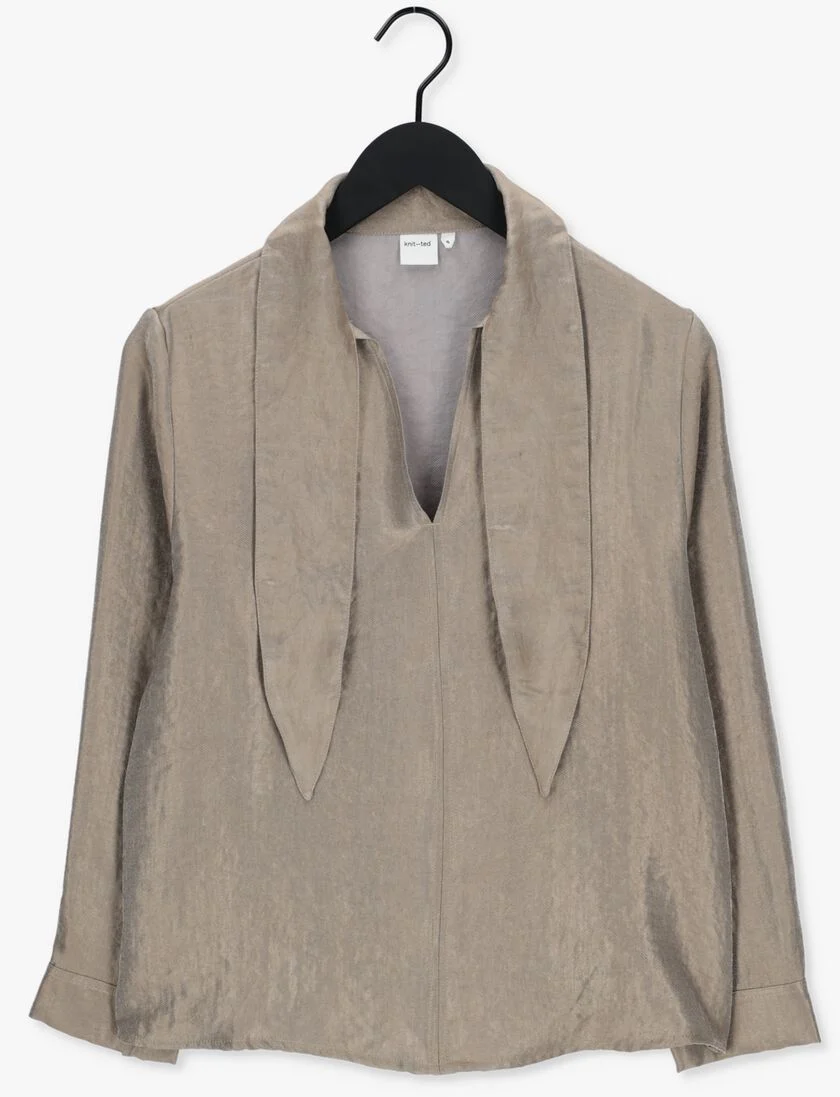 KNIT-TED gouden knit-ted blouse lis top