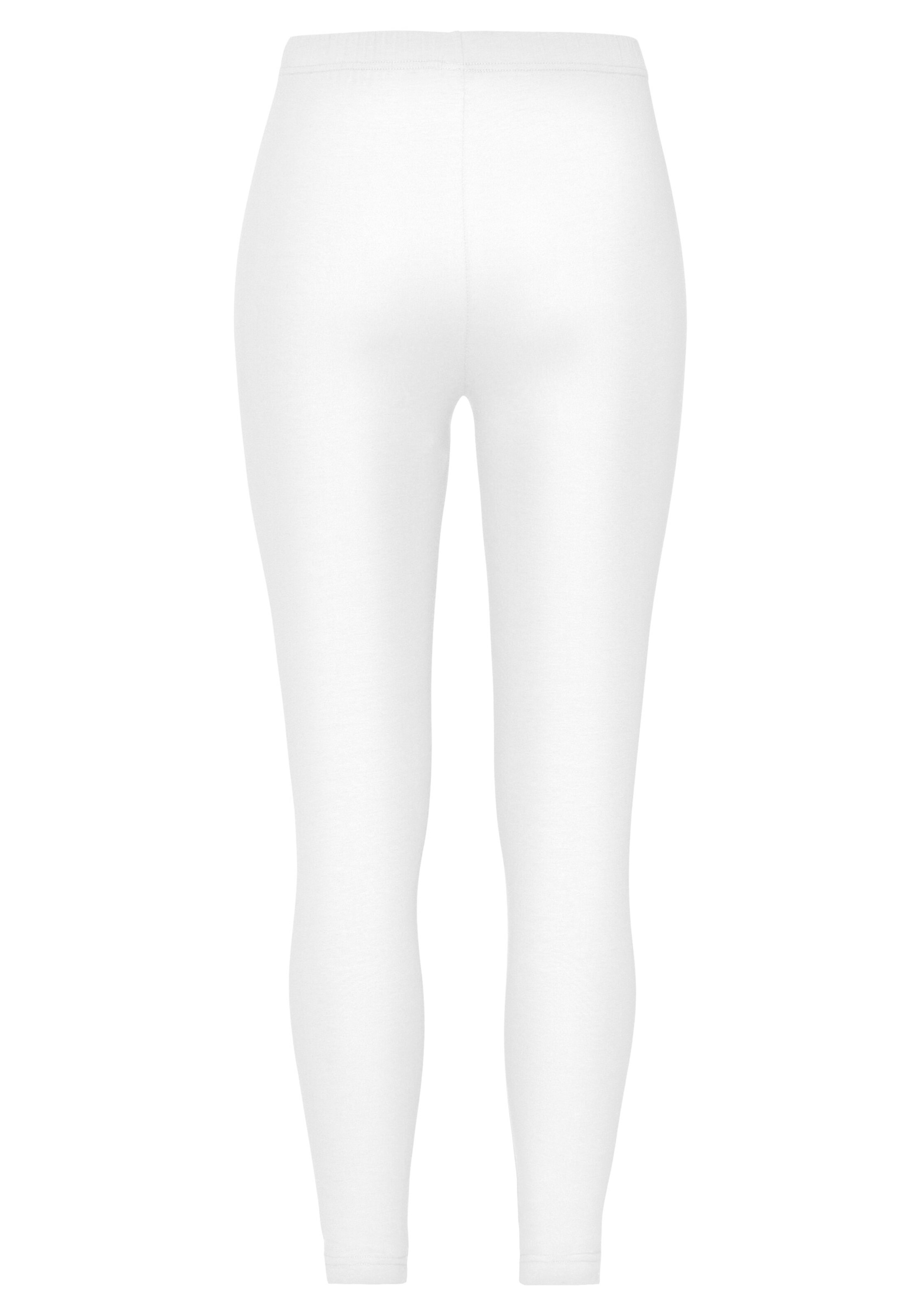 Leggings in weiß, schwarz