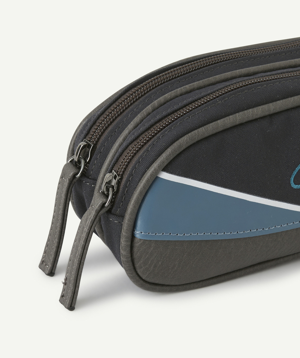 CAMELEONTROUSSE VINTAGE BLUE BADGE 2 COMPARTIMENTS