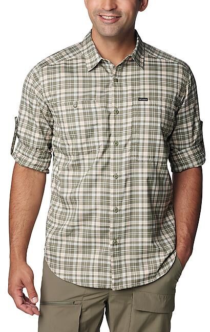 COLUMBIA - CHEMISE SILVER RIDGE UTILITY LITE PLAID LS M