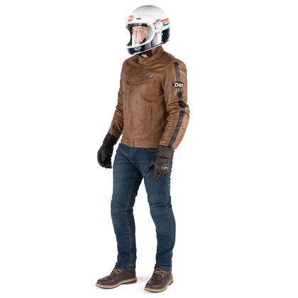 Blouson DXR D63 CE - Beige / Marron
