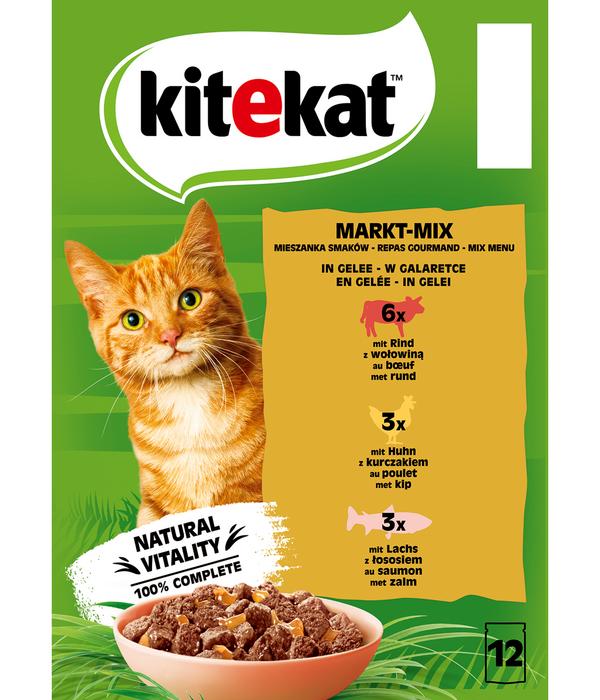 KITEKAT® Nassfutter für Katzen Multipack