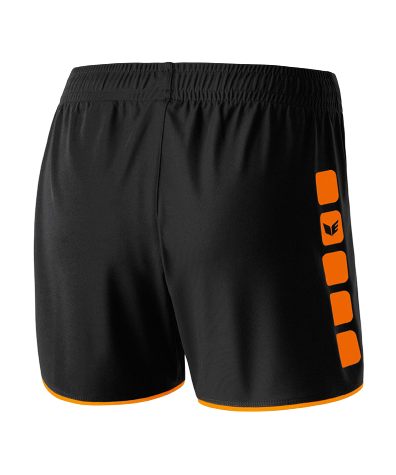 Erima 5-Cubes Short Damen Schwarz Orange