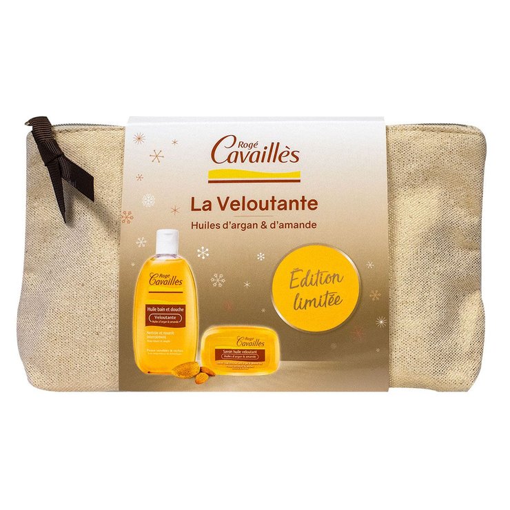 Trousse La Veloutante huile douche 250ml & savon 115g