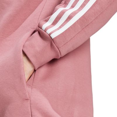 Adidas SportswearEssentials 3-Stripes Full Zip Hoodie - bordeaux