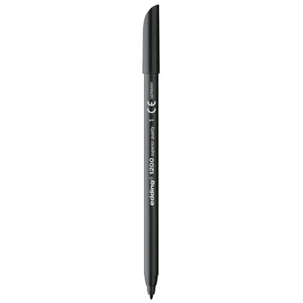 Edding Marcador 1200 F 0.5-1mm Preto - 1200-01