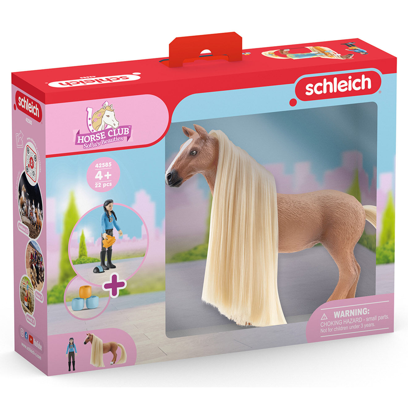 Schleich Coffret cheval à coiffer Kim et Caramelo multicolore
