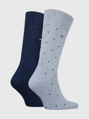 Pacote com 2 pares de meias clássicas de bolinhas
